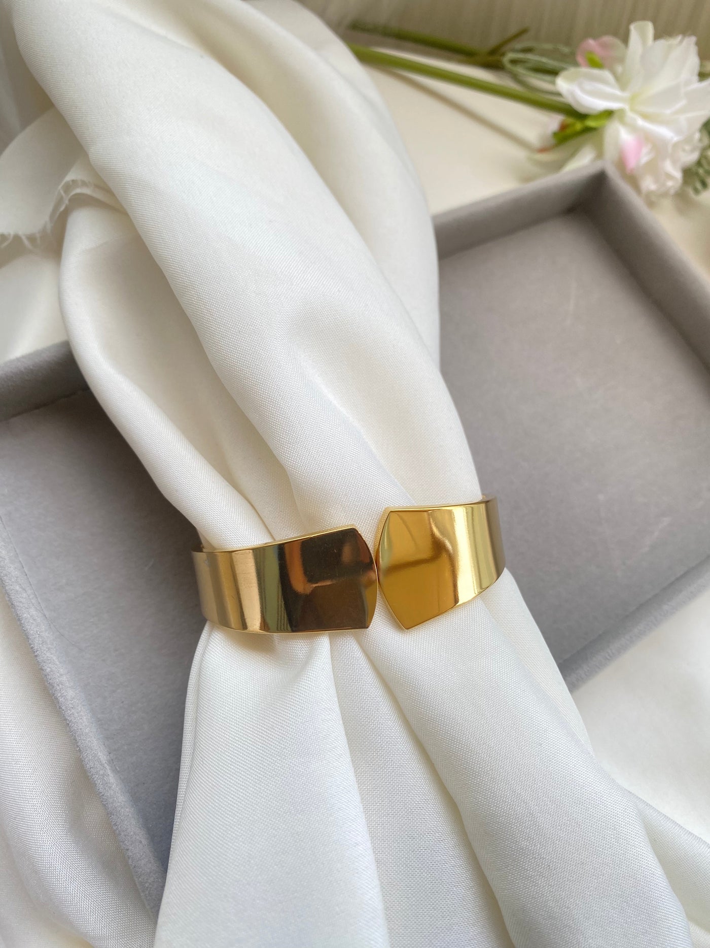 Elegant Wide Cuff Bracelets