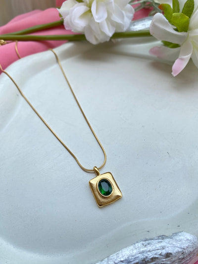 Green Gem Necklace